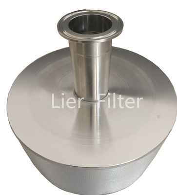 Filter de op hoge temperatuur van de Kegelvorm voor Corrosieve die Vloeistof met langere de dienstspanwijdte wordt gebruikt